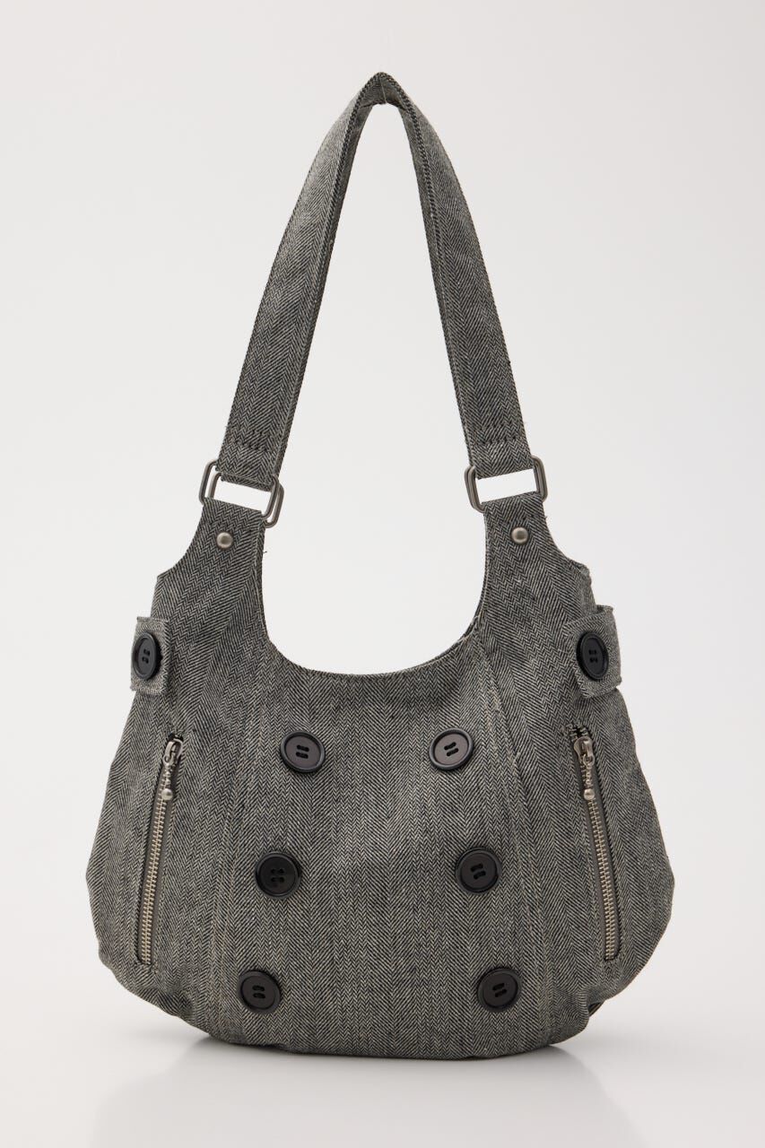 LAGUA GEM「DOUBLE BUTTON バッグ」|その他|GRY