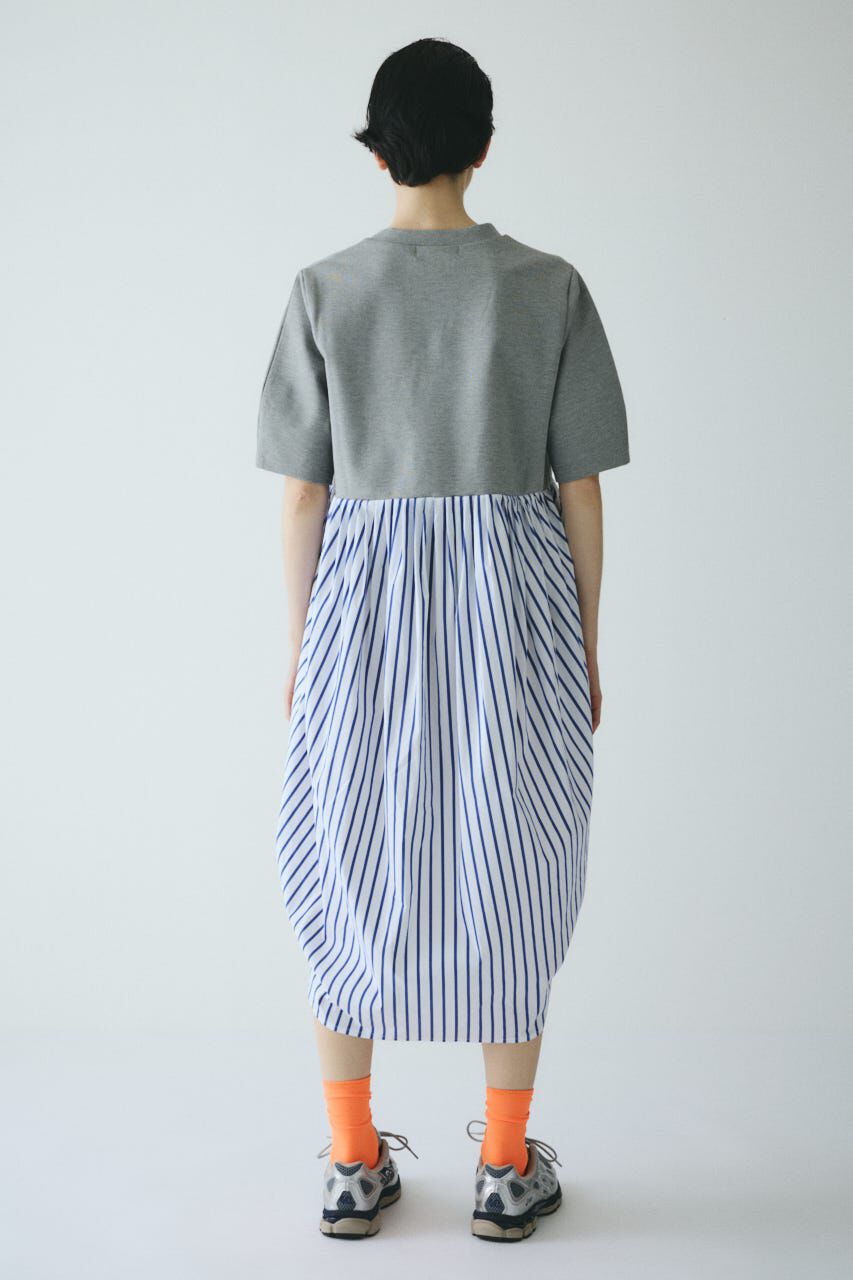 HeRIN.CYE「Cut docking shirt dress」|ワンピース|
