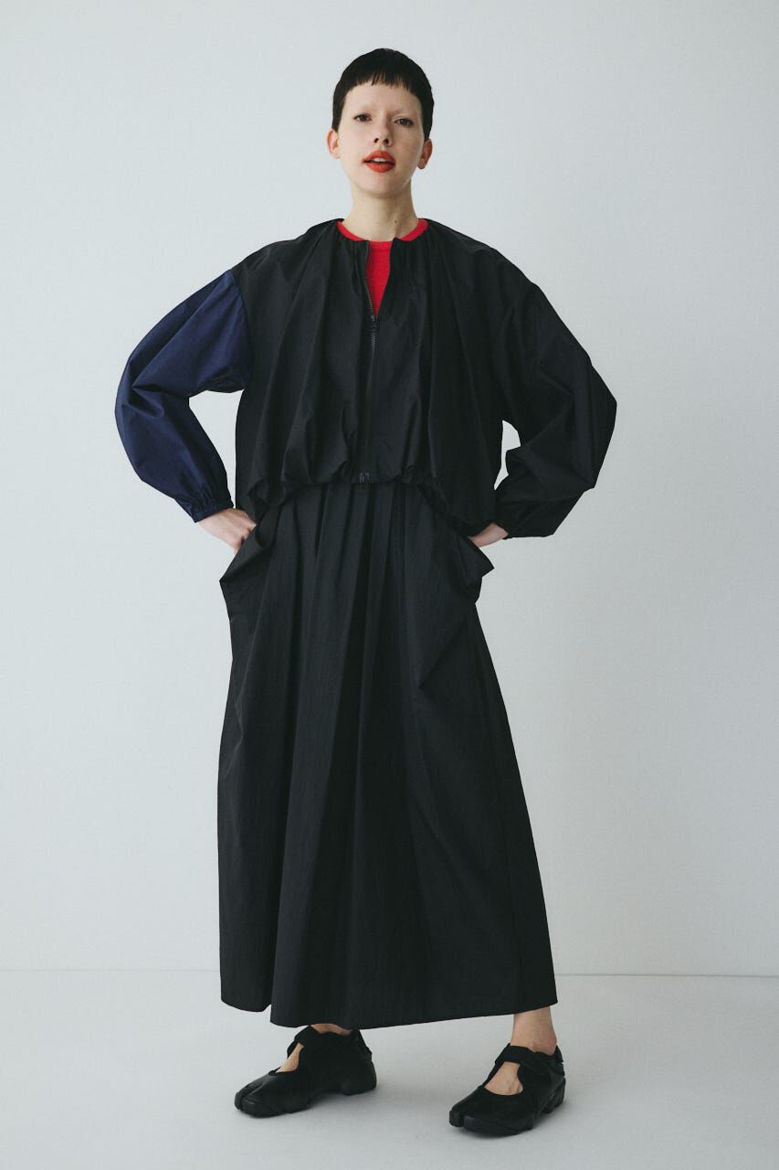 HeRIN.CYE「Balloon hem nylon blouson」|ブルゾン・スタジャン|