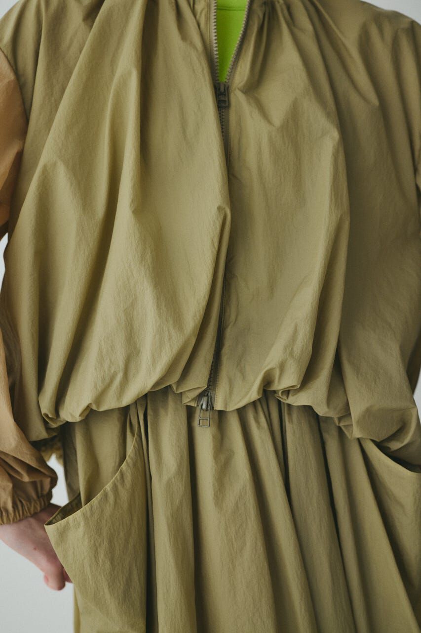 HeRIN.CYE「Balloon hem nylon blouson」|ブルゾン・スタジャン|