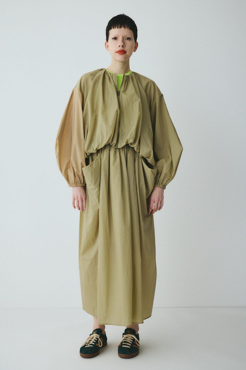 HeRIN.CYE「Balloon hem nylon blouson」|ブルゾン・スタジャン|