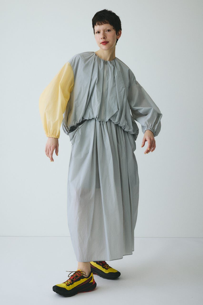 HeRIN.CYE「Balloon hem nylon blouson」|ブルゾン・スタジャン|