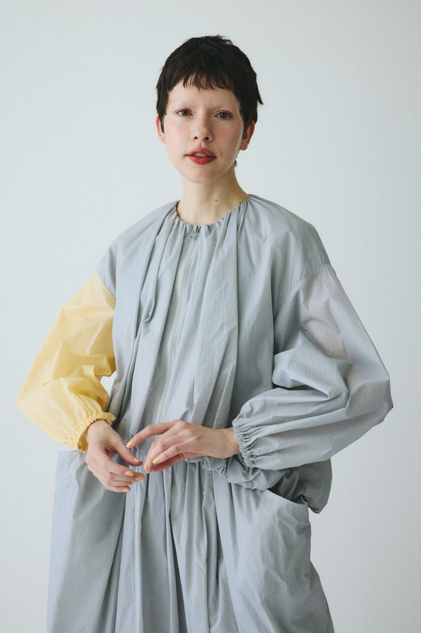 HeRIN.CYE「Balloon hem nylon blouson」|ブルゾン・スタジャン|