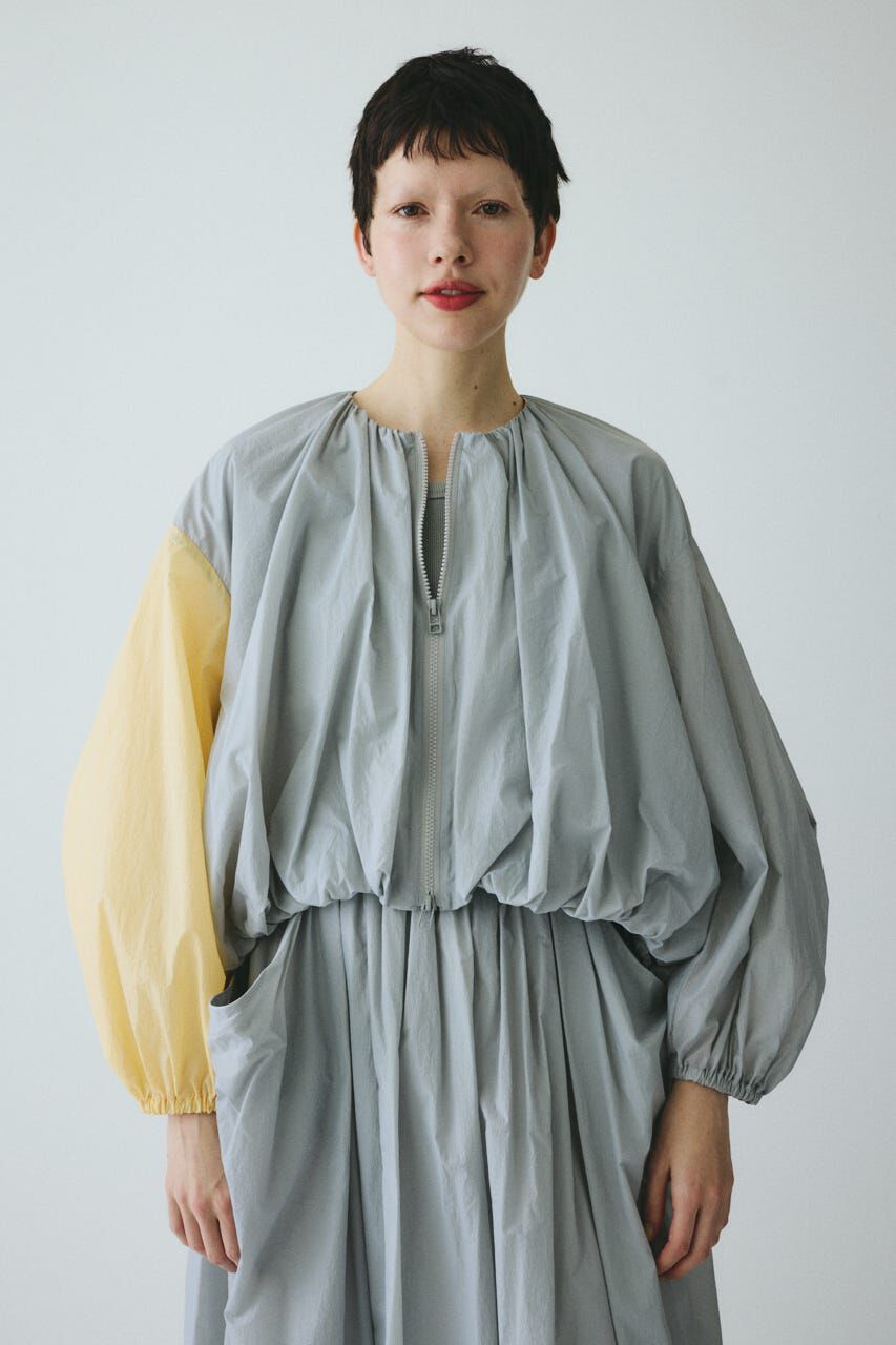 HeRIN.CYE「Balloon hem nylon blouson」|ブルゾン・スタジャン|
