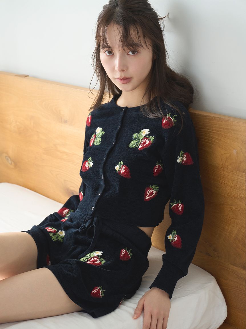 SNIDEL HOME「ストロベリーニットカーディガン」|ルームウェア|