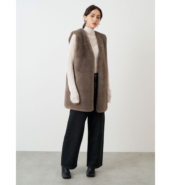 ELENDEEK「WIDE ROUGH DENIM PT」|デニム|