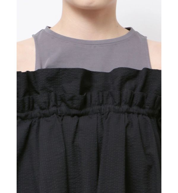 ELENDEEK「COCOON OFF-SHOULDER OP」|ワンピース|