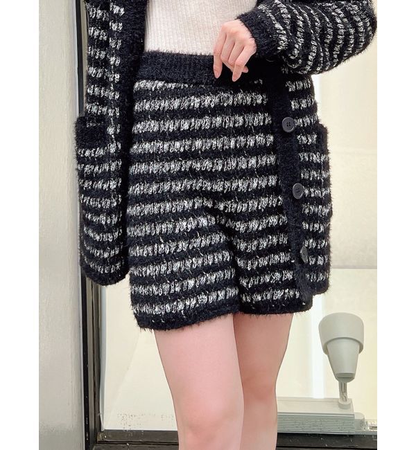 RESEXXY「ミックスツイードニットショートパンツ【セットアップ着用可能】」|その他|ブラック