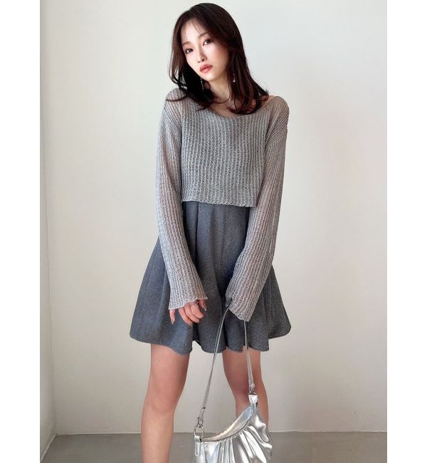 RESEXXY「フレアショートコンビネゾン」|オールインワン|