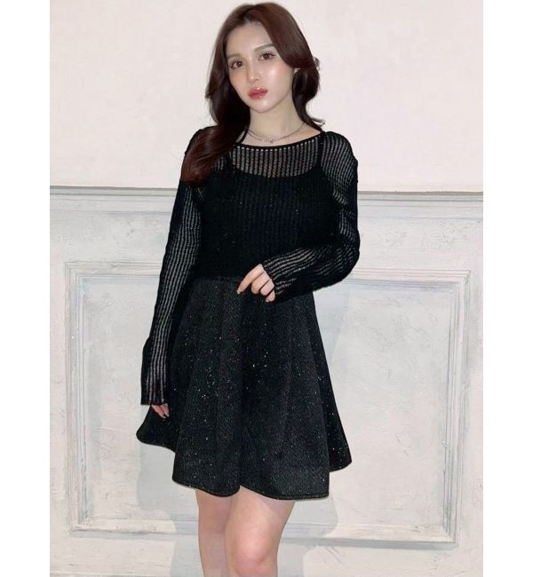 RESEXXY「フレアショートコンビネゾン」|オールインワン|