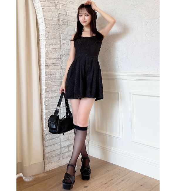 RESEXXY「フレアショートコンビネゾン」|オールインワン|