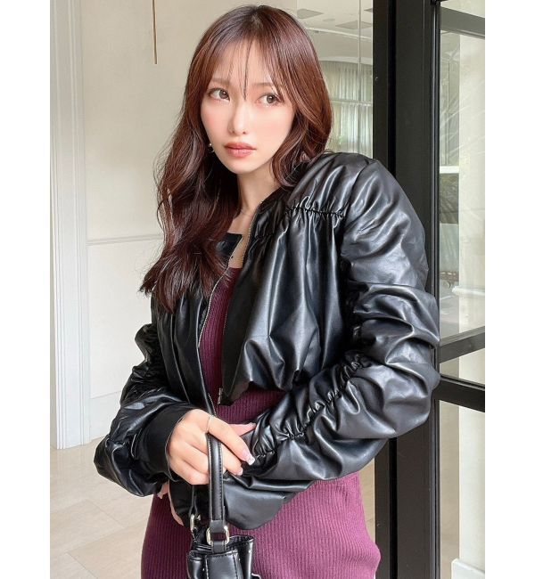 RESEXXY「ヘムバルンギャザーブルゾン」|ブルゾン・スタジャン|