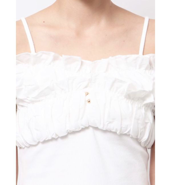 RESEXXY「ボリュームフリルドッキングカットトップス」|Tシャツ・カットソー|