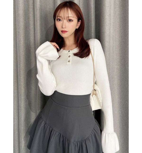 RESEXXY「ヘンリーネックニットトップス」|ニット・セーター|