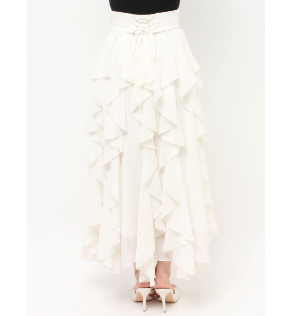 RESEXXY「ラッフルシアーロングスカート」|スカート|