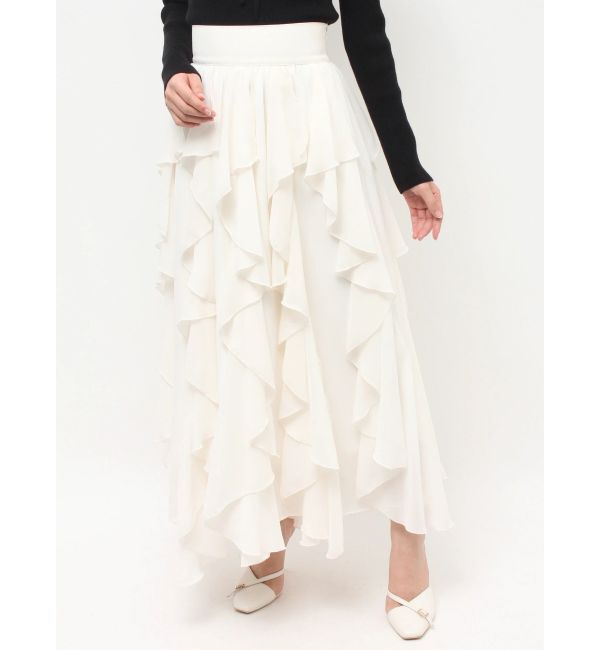 RESEXXY「ラッフルシアーロングスカート」|スカート|