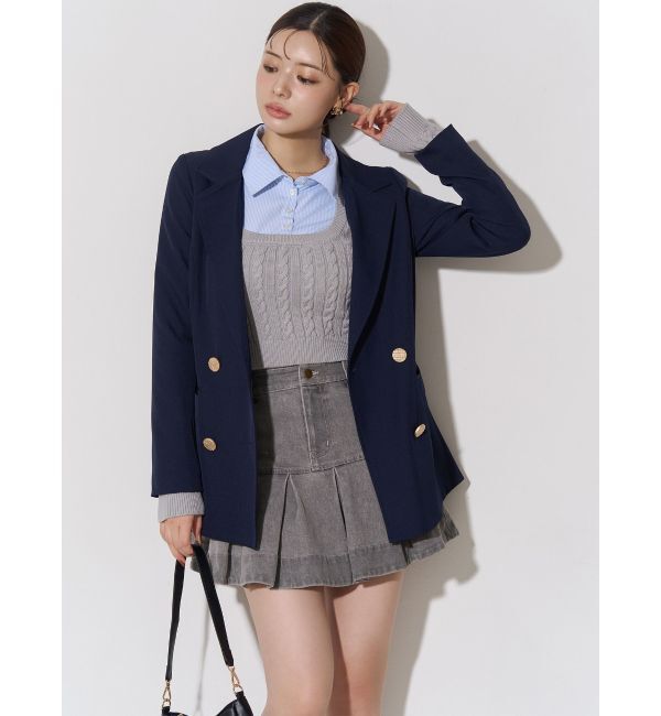 RESEXXY「ボリュームフリルデニムスカート」|スカート|