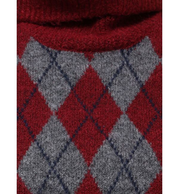 RESEXXY「アーガイルタートルニットトップス」|ニット・セーター|