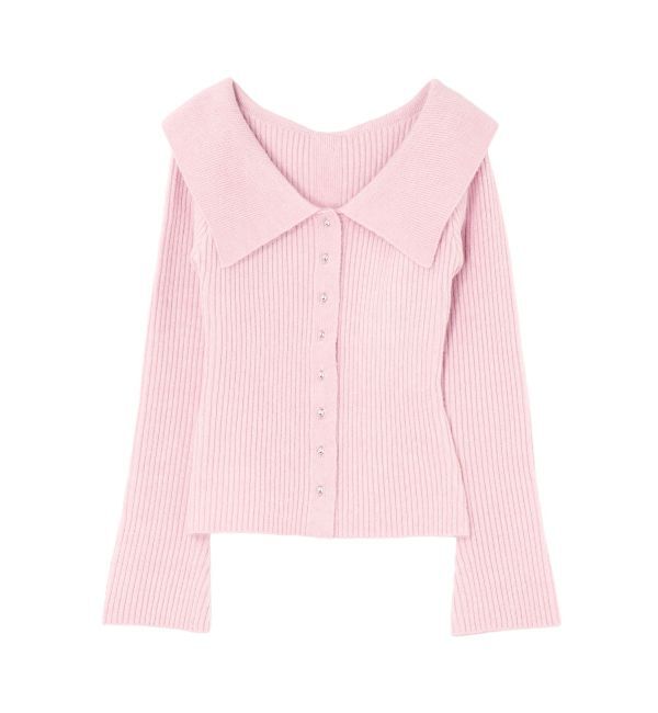 RESEXXY「ビッグカラーニットトップス」|ニット・セーター|