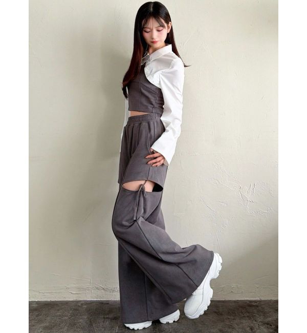 RESEXXY「サイドリボンスウェットパンツ【セットアップ着用可能】」|その他|