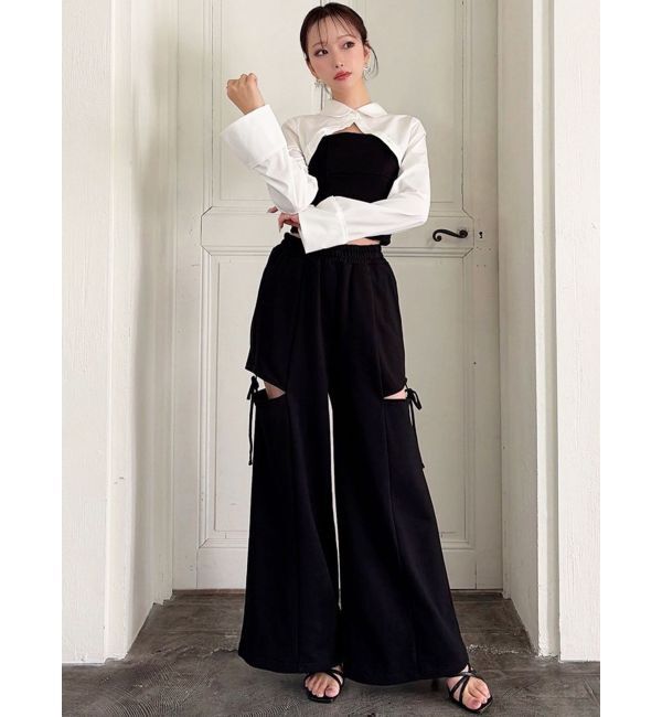 RESEXXY「サイドリボンスウェットパンツ【セットアップ着用可能】」|その他|