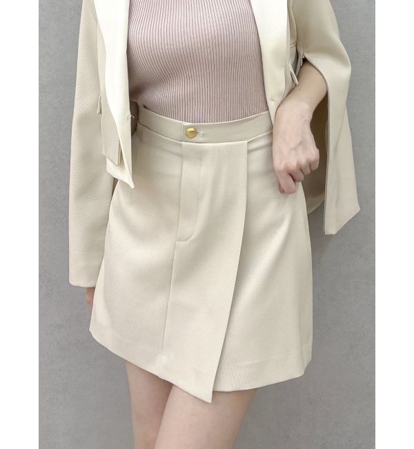 dazzlin「【セットアップ対応】レイヤーハイウエストミニスカート」|スカート|