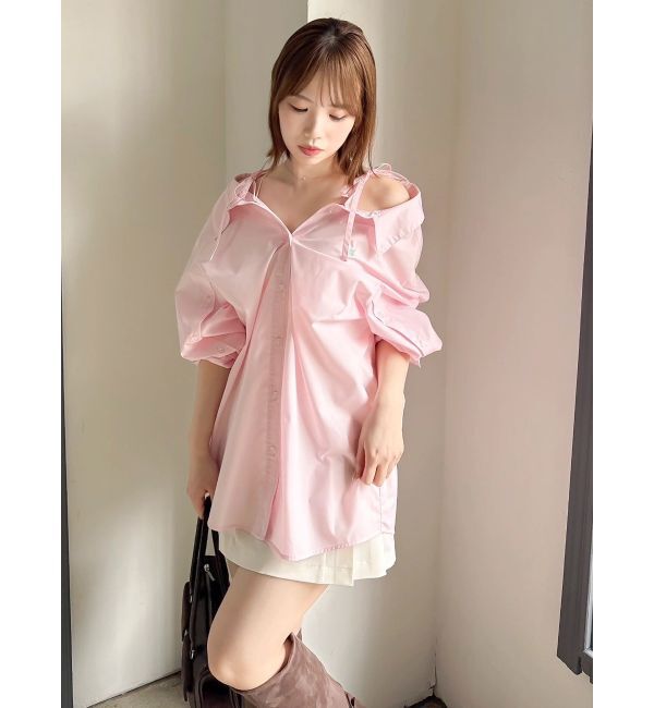 dazzlin「【POLO BCSコラボ/再生産】マルチウェイオーバーシャツ」|シャツ・ブラウス|