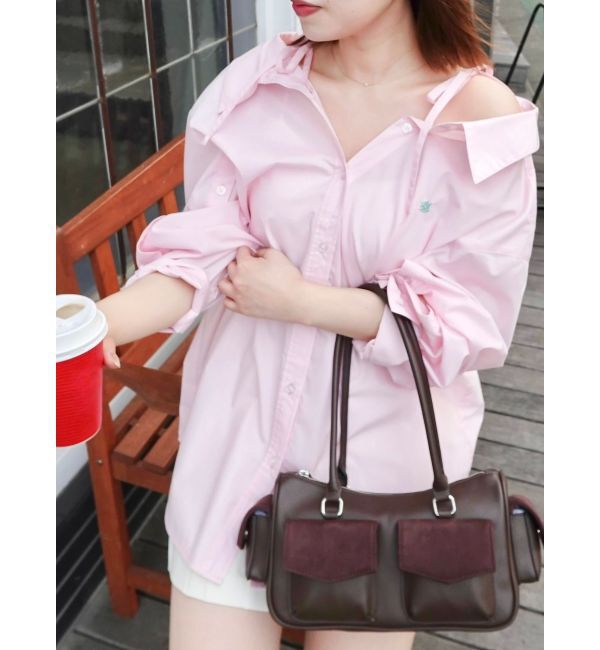 dazzlin「【POLO BCSコラボ/再生産】マルチウェイオーバーシャツ」|シャツ・ブラウス|