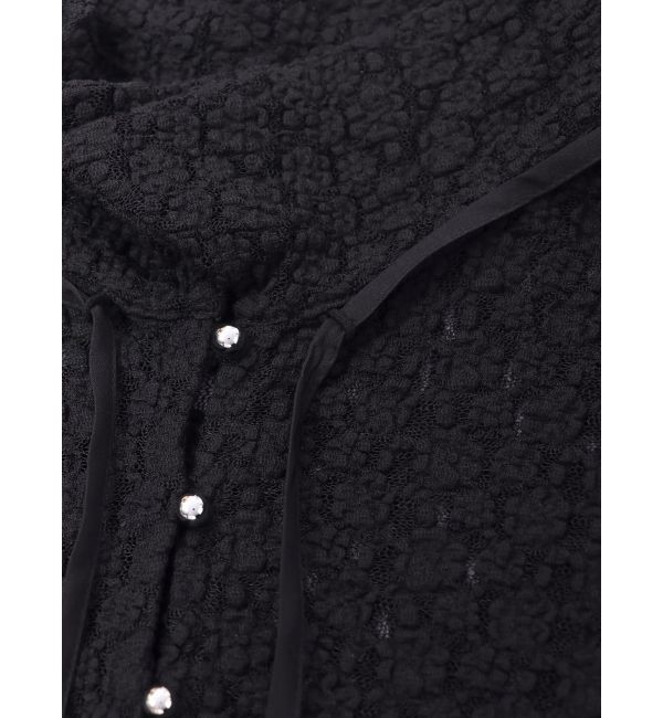 dazzlin「シュリンクレースコンパクトシャツ」|シャツ・ブラウス|