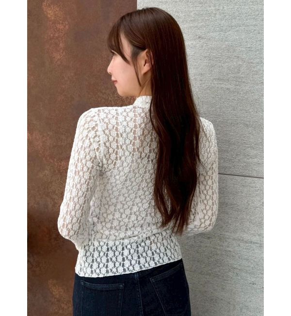 dazzlin「シュリンクレースコンパクトシャツ」|シャツ・ブラウス|