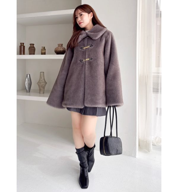 dazzlin「【20周年記念復刻！】ビットミドルミンクライクファーコート」|その他|