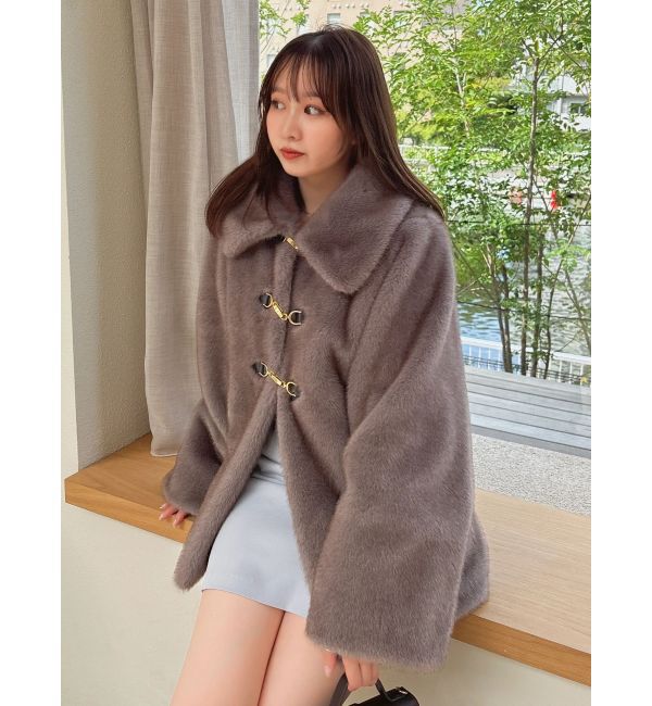 dazzlin「【20周年記念復刻！】ビットミドルミンクライクファーコート」|その他|