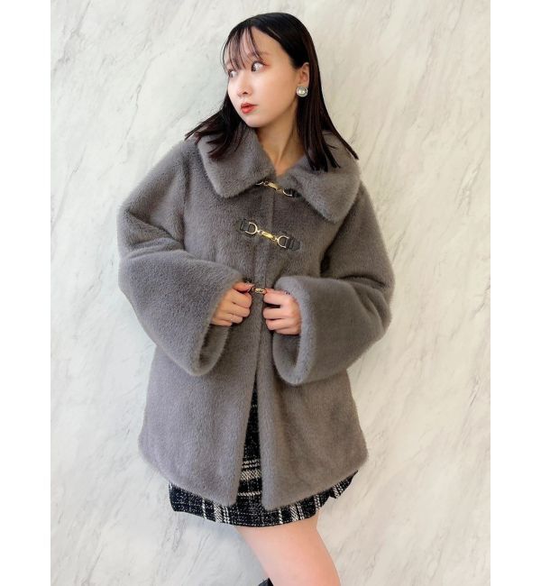 dazzlin「【20周年記念復刻！】ビットミドルミンクライクファーコート」|その他|