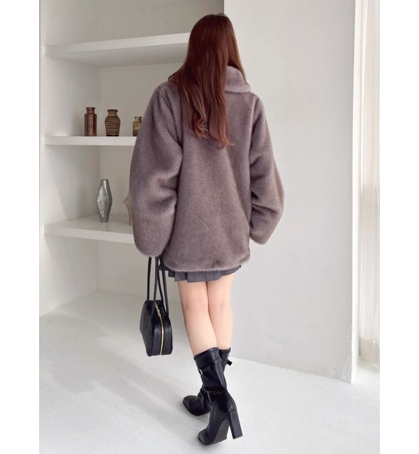 dazzlin「【20周年記念復刻！】ビットミドルミンクライクファーコート」|その他|