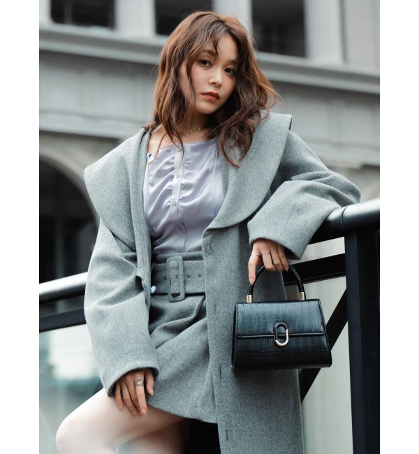 dazzlin「【久間田琳加コラボ】ビッグカラーコクーンコート」|その他|