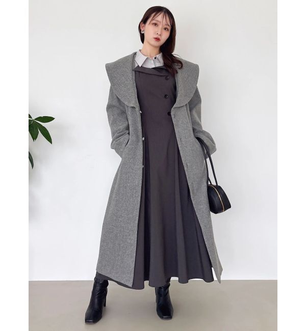 dazzlin「【久間田琳加コラボ】ビッグカラーコクーンコート」|その他|