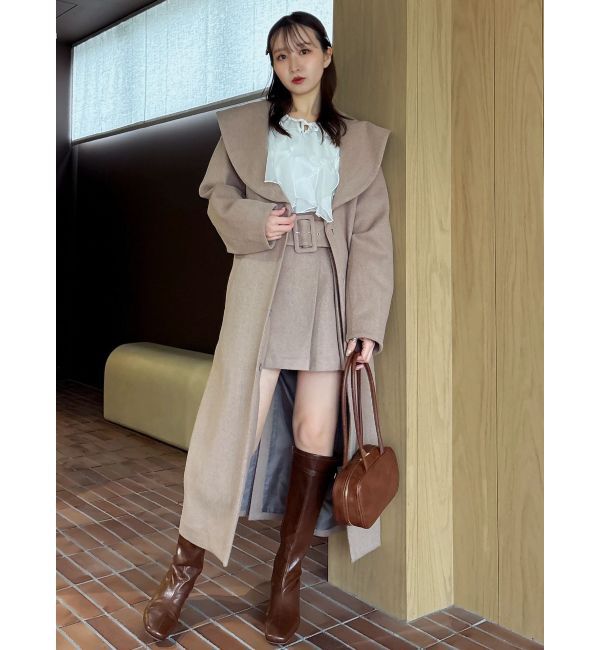 dazzlin「【久間田琳加コラボ】ビッグカラーコクーンコート」|その他|