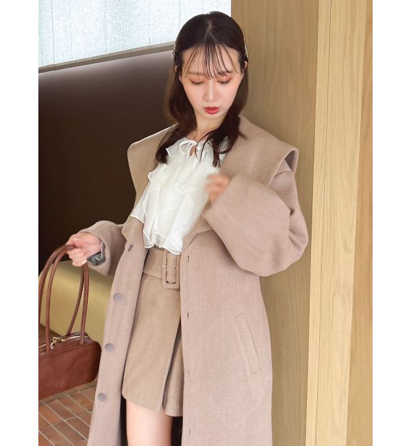 dazzlin「【久間田琳加コラボ】ビッグカラーコクーンコート」|その他|