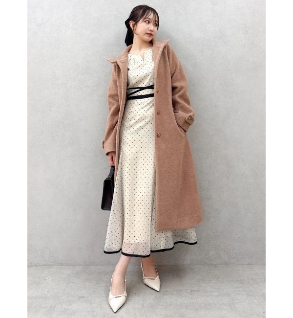 dazzlin「【藤井サチコラボ】スタンドウールライクコート」|その他|