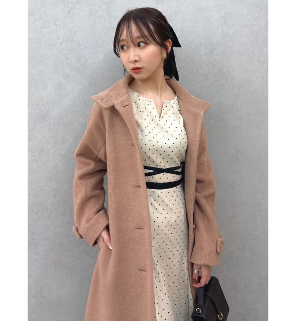 dazzlin「【藤井サチコラボ】スタンドウールライクコート」|その他|