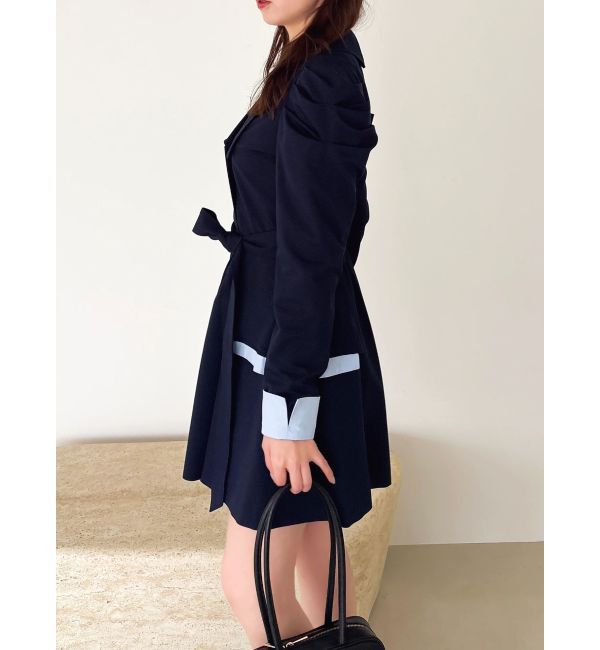 dazzlin「ビッグカラートレンチミニワンピース」|ワンピース|