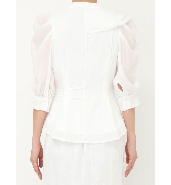 dazzlin「アシメフリルシアーブラウス」|シャツ・ブラウス|