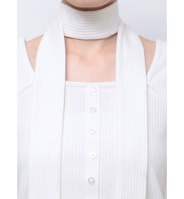 EMODA「スリムタイボタントップ」|Tシャツ・カットソー|