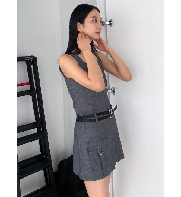 EMODA「ダブルベルトミニワンピース」|ワンピース|