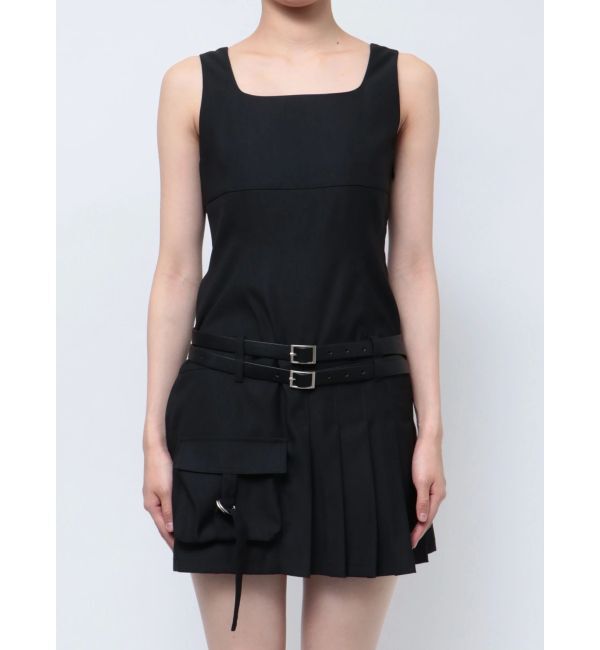 EMODA「ダブルベルトミニワンピース」|ワンピース|
