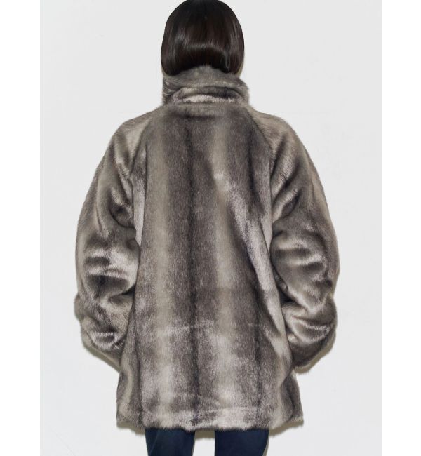 EMODA「ミディフェイクファーコート」|ダウン|