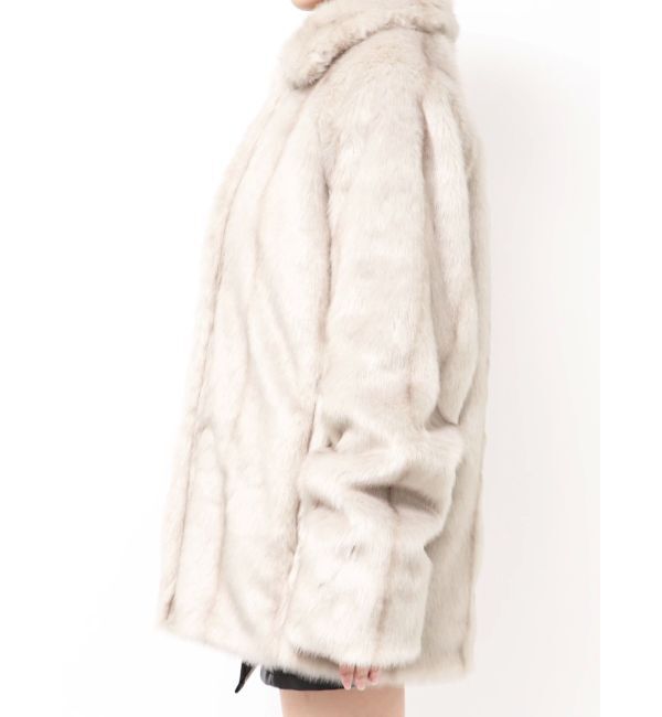 EMODA「ミディフェイクファーコート」|ダウン|