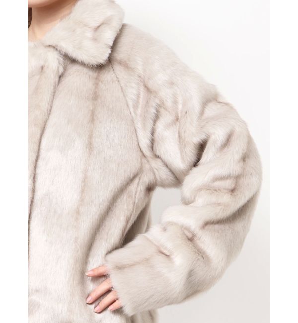 EMODA「ミディフェイクファーコート」|ダウン|