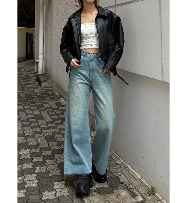 EMODA「ワイドルーズジーンズ」|デニム|