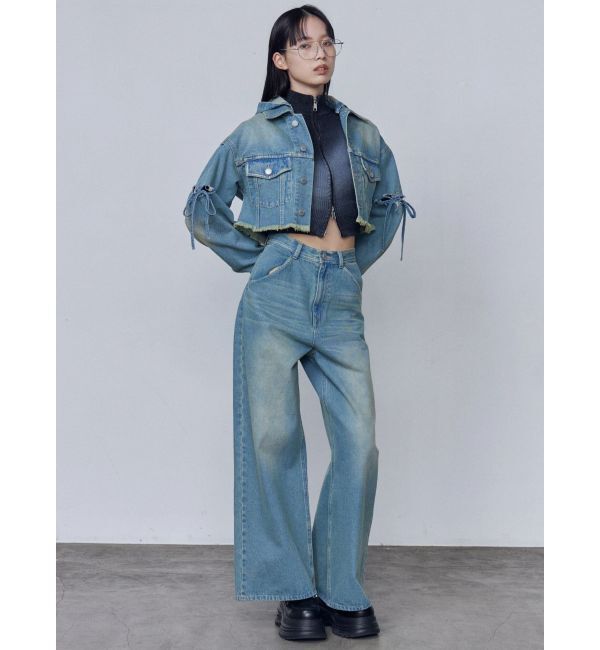 EMODA「ワイドルーズジーンズ」|デニム|